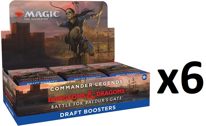 MTG Commander Legends: Battle for Baldurs Gate DRAFT Booster CASE (6 DRAFT Boxes)